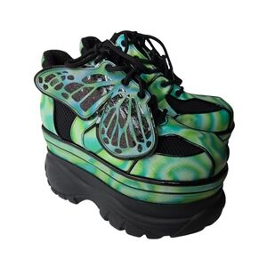 Club Exx Radioactive Transformed By The Beat Butterfly Sneakers